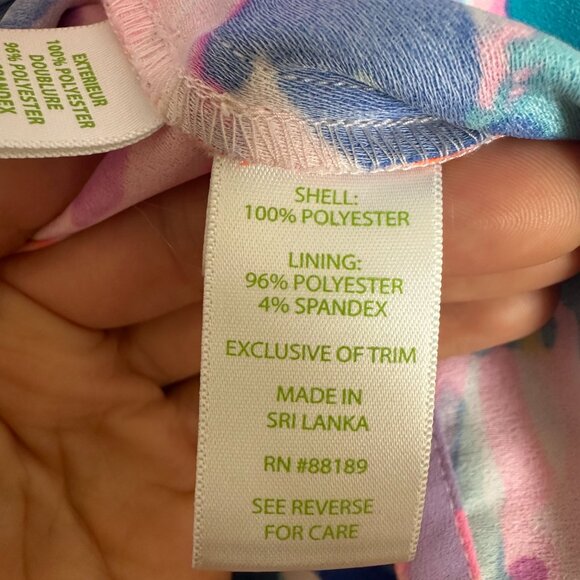 Lilly Pulitzer Floral Romper – Size 10 – Sold Out Style – Vibrant Print - Picture 6 of 7